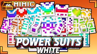 Thumbnail of the Minecraft Bedrock Marketplace product Power Suits: White created by Mimic.