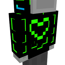Thumbnail of the Minecraft Bedrock Marketplace product RGB Heart Hoodie created by Mimic.