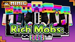 Thumbnail of the Minecraft Bedrock Marketplace product Rich Mobs: RGB created by Mimic.