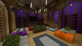 Screenshot of the Minecraft Bedrock Marketplace product Secret Bed Base created by Mimic.