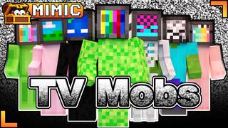 Thumbnail of the Minecraft Bedrock Marketplace product TV Mobs created by Mimic.