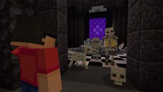 Screenshot of the Minecraft Bedrock Marketplace product 100 dias: Enterra-te vivo created by Mine-North.