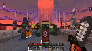 Screenshot of the Minecraft Bedrock Marketplace product 100 Days: Nuclear Wasteland created by Mine-North.