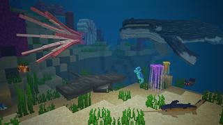 Screenshot of the Minecraft Bedrock Marketplace product 100+ new Mobs created by Mine-North.