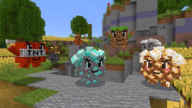 Screenshot of the Minecraft Bedrock Marketplace product 100+ new Mobs created by Mine-North.