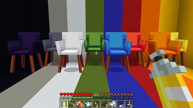 Screenshot of the Minecraft Bedrock Marketplace product 1000 Furniture created by Mine-North.