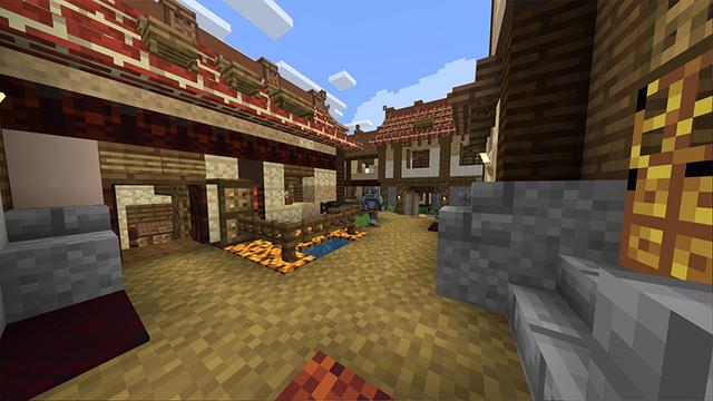 Screenshot of the Minecraft Bedrock Marketplace product 8bit Texture Pack created by Mine-North.