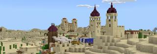Panorama of the Minecraft Bedrock Marketplace product Advanced Desert Dungeon created by Mine-North.