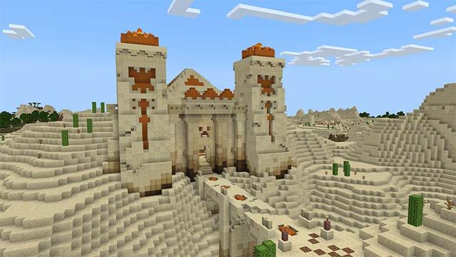 Screenshot of the Minecraft Bedrock Marketplace product Advanced Desert Dungeon created by Mine-North.