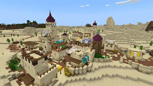 Screenshot of the Minecraft Bedrock Marketplace product Advanced Desert Dungeon created by Mine-North.