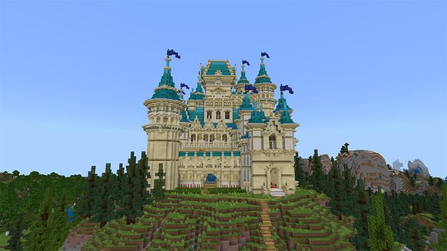 Screenshot of the Minecraft Bedrock Marketplace product Advanced Palace created by Mine-North.