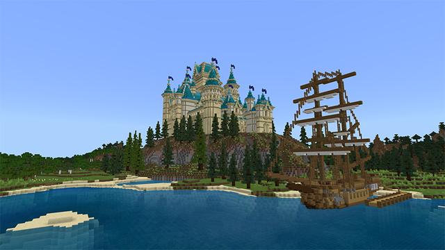 Screenshot of the Minecraft Bedrock Marketplace product Advanced Palace created by Mine-North.