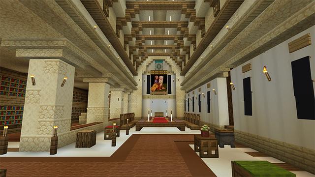 Screenshot of the Minecraft Bedrock Marketplace product Advanced Palace created by Mine-North.