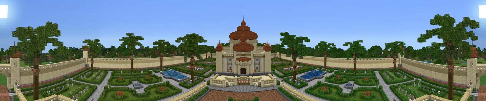 Panorama of the Minecraft Bedrock Marketplace product Aladdins Base created by Mine-North.