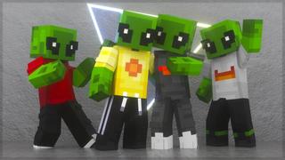 Thumbnail of the Minecraft Bedrock Marketplace product Alien Teens created by Mine-North.