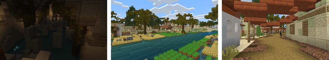 Panorama of the Minecraft Bedrock Marketplace product Ancient Egypt created by Mine-North.