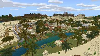Screenshot of the Minecraft Bedrock Marketplace product Ancient Egypt created by Mine-North.