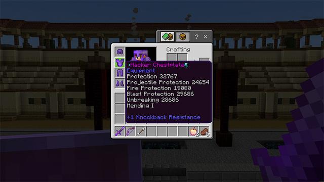 Screenshot of the Minecraft Bedrock Marketplace product Ancient Hacker Tools created by Mine-North.