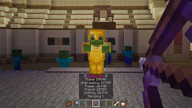 Screenshot of the Minecraft Bedrock Marketplace product Ancient Hacker Tools created by Mine-North.