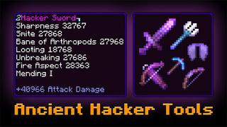 Thumbnail of the Minecraft Bedrock Marketplace product Ancient Hacker Tools created by Mine-North.