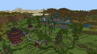 Screenshot of the Minecraft Bedrock Marketplace product Asia Base created by Mine-North.