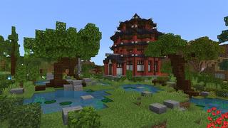 Screenshot of the Minecraft Bedrock Marketplace product Asia Base created by Mine-North.