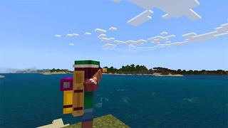 Screenshot of the Minecraft Bedrock Marketplace product Backpacks created by Mine-North.