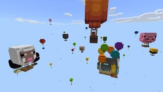Screenshot of the Minecraft Bedrock Marketplace product Balloon Skyblock created by Mine-North.