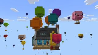 Screenshot of the Minecraft Bedrock Marketplace product Balloon Skyblock created by Mine-North.