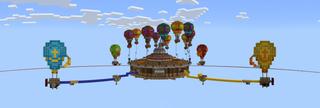 Panorama of the Minecraft Bedrock Marketplace product Bed Wars Bundle created by Mine-North.