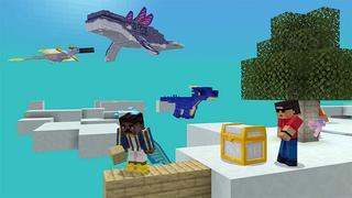 Screenshot of the Minecraft Bedrock Marketplace product Better Clouds created by Mine-North.