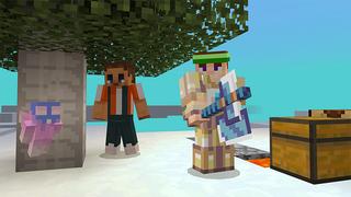 Screenshot of the Minecraft Bedrock Marketplace product Better Clouds created by Mine-North.