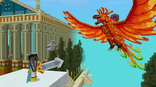 Screenshot of the Minecraft Bedrock Marketplace product Better Clouds created by Mine-North.