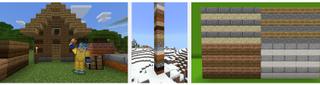 Panorama of the Minecraft Bedrock Marketplace product Better Slabs created by Mine-North.