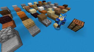 Screenshot of the Minecraft Bedrock Marketplace product Better Slabs created by Mine-North.