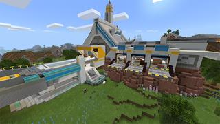 Screenshot of the Minecraft Bedrock Marketplace product Better Slabs created by Mine-North.