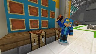 Screenshot of the Minecraft Bedrock Marketplace product Better Slabs created by Mine-North.