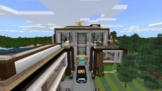 Screenshot of the Minecraft Bedrock Marketplace product Billionaires Mansion created by Mine-North.