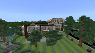Screenshot of the Minecraft Bedrock Marketplace product Billionaires Mansion created by Mine-North.