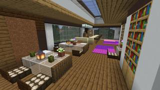 Screenshot of the Minecraft Bedrock Marketplace product Billionaires Mansion created by Mine-North.