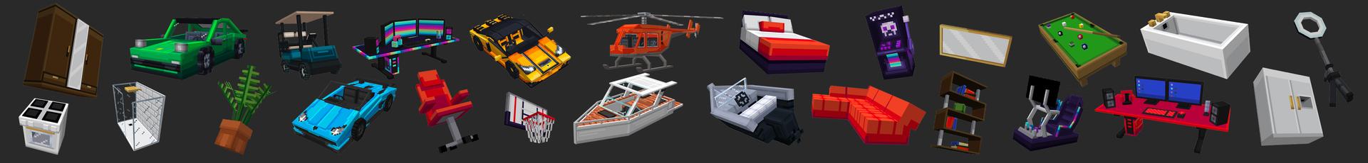 Panorama of the Minecraft Bedrock Marketplace product Billionare Island created by Mine-North.
