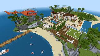 Screenshot of the Minecraft Bedrock Marketplace product Billionare Island created by Mine-North.