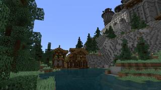 Screenshot of the Minecraft Bedrock Marketplace product Blackstone Castle created by Mine-North.