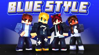 Thumbnail of the Minecraft Bedrock Marketplace product Blue Style created by Mine-North.