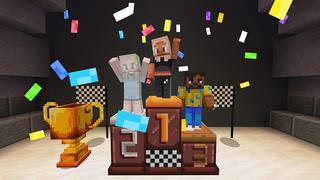 Screenshot of the Minecraft Bedrock Marketplace product Car World created by Mine-North.