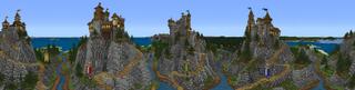 Panorama of the Minecraft Bedrock Marketplace product Castle-Clash created by Mine-North.