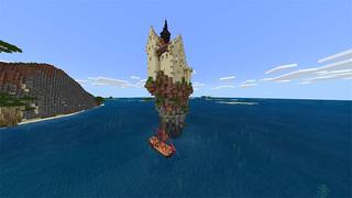 Screenshot of the Minecraft Bedrock Marketplace product Castle Island created by Mine-North.