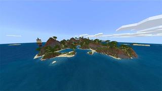 Screenshot of the Minecraft Bedrock Marketplace product Castle Island created by Mine-North.