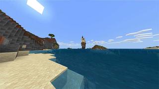 Screenshot of the Minecraft Bedrock Marketplace product Castle Island created by Mine-North.