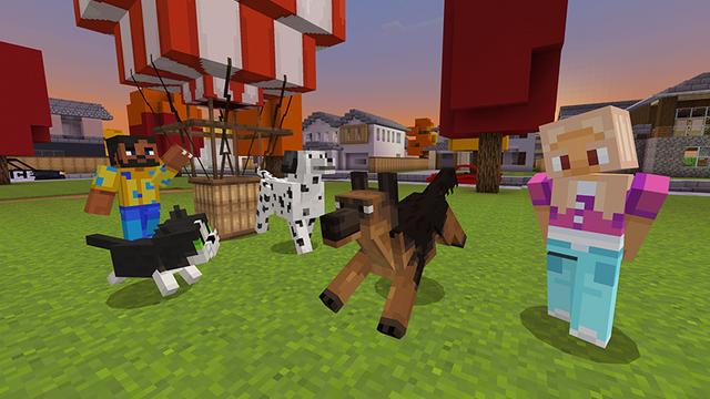 Screenshot of the Minecraft Bedrock Marketplace product Cats and Dogs created by Mine-North.
